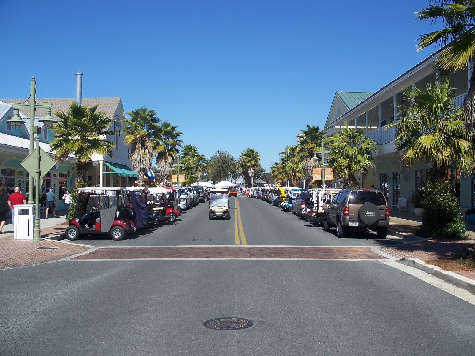 Canal Street at Lake Sumter Landing in The Villages, Florida